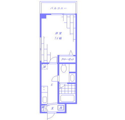 東京都豊島区駒込２丁目 賃貸マンション 1K