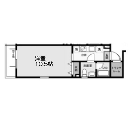 東京都豊島区長崎5丁目 賃貸マンション 1K