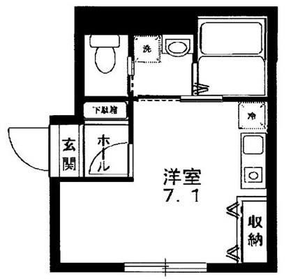東京都荒川区西日暮里６丁目 賃貸マンション 1R