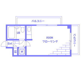 東京都北区田端３丁目 賃貸マンション 1R