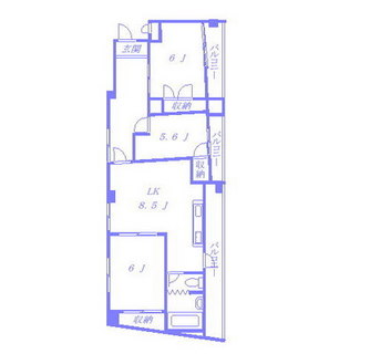 東京都板橋区板橋１丁目 賃貸マンション 3LK
