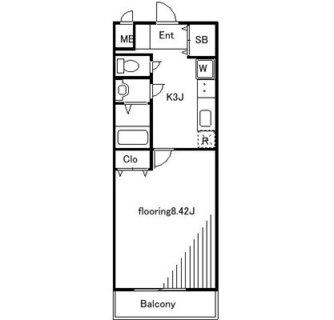 東京都北区中十条１丁目 賃貸マンション 1K