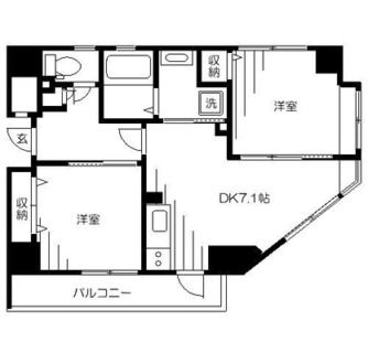 東京都文京区大塚３丁目 賃貸マンション 2DK