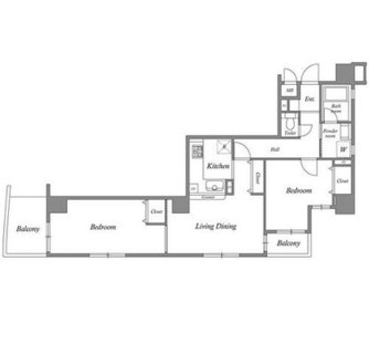 東京都文京区向丘１丁目 賃貸マンション 2LDK