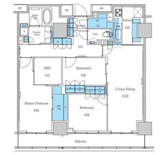 東京都北区滝野川６丁目 賃貸マンション 3SLDK