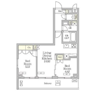 東京都北区滝野川１丁目 賃貸マンション 2LDK