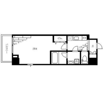 東京都北区滝野川７丁目 賃貸マンション 1K